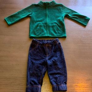 Jumping Beans Zip-up Jacket & matching joggers 18M